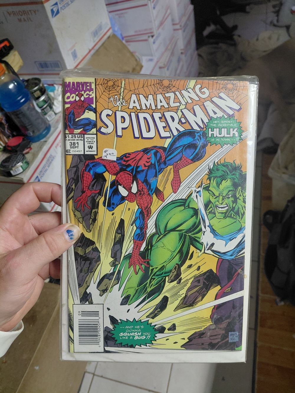 marvel comic the amazing Spiderman issue 381 sept